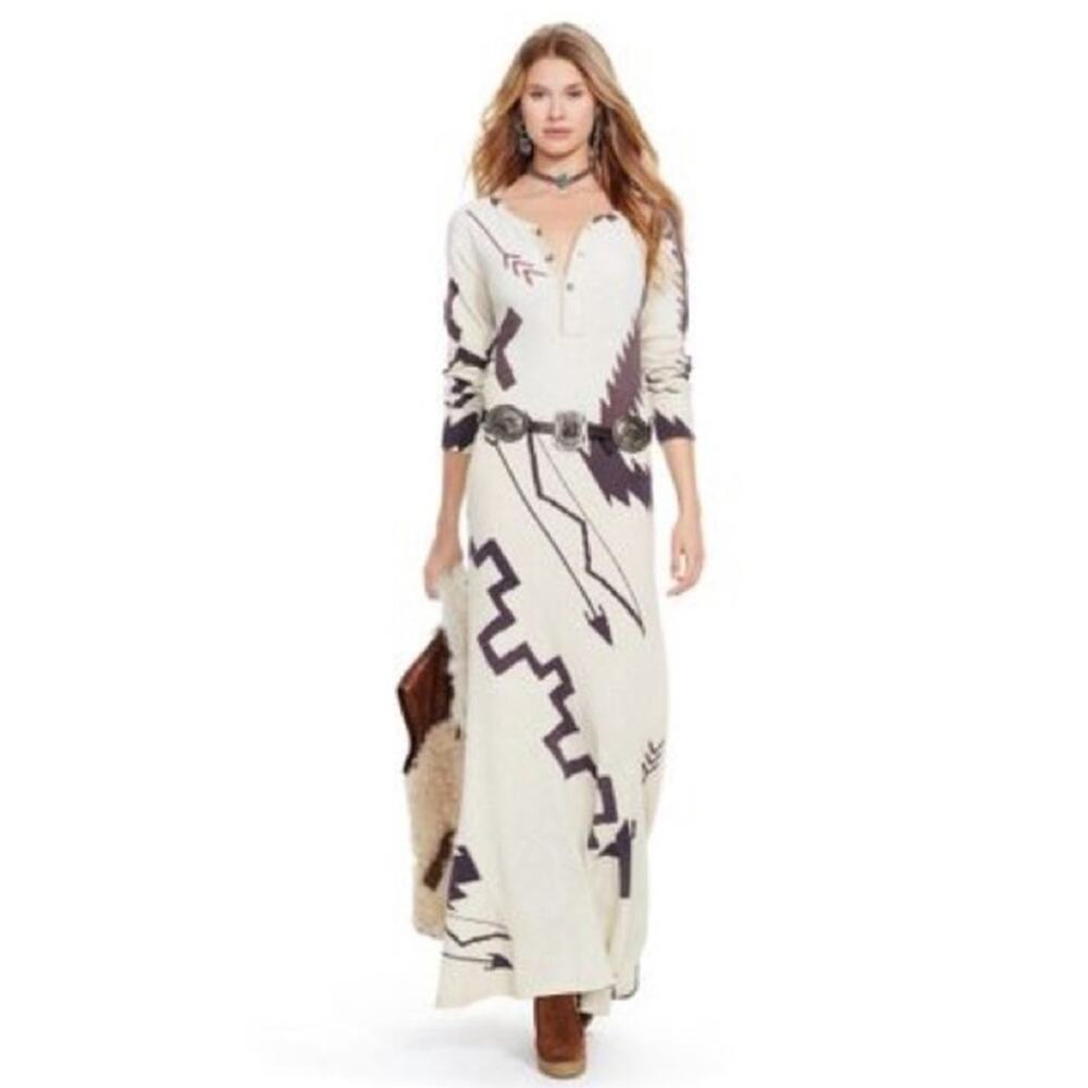 Ralph Lauren henley native design maxi dress
EUC size M - Picture 14 of 15